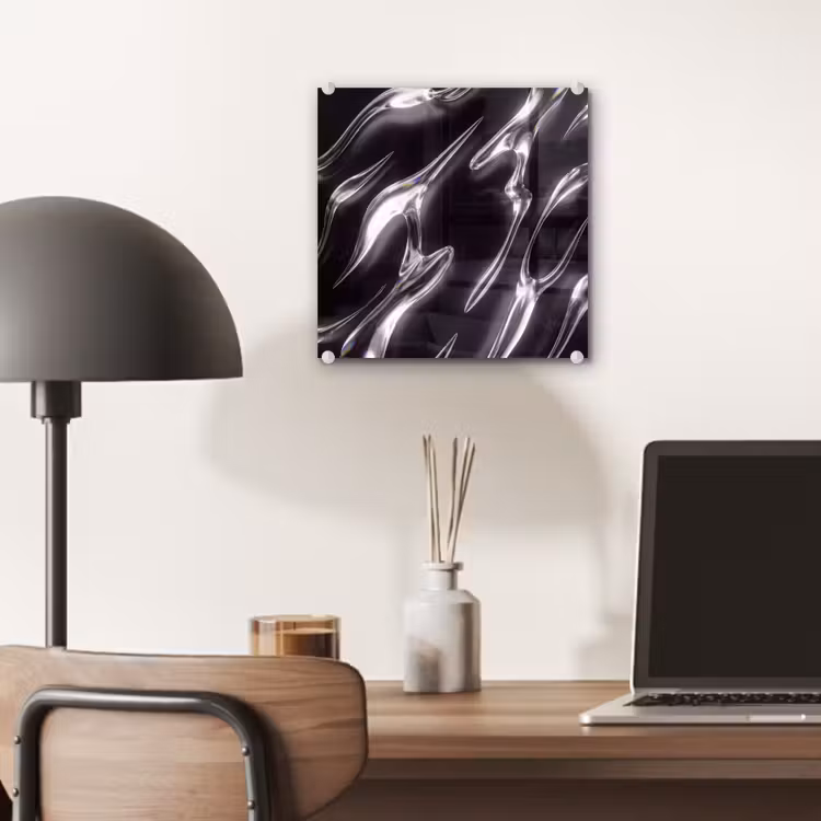 Glas schilderij - Glas - Vormen - Abstract — 7