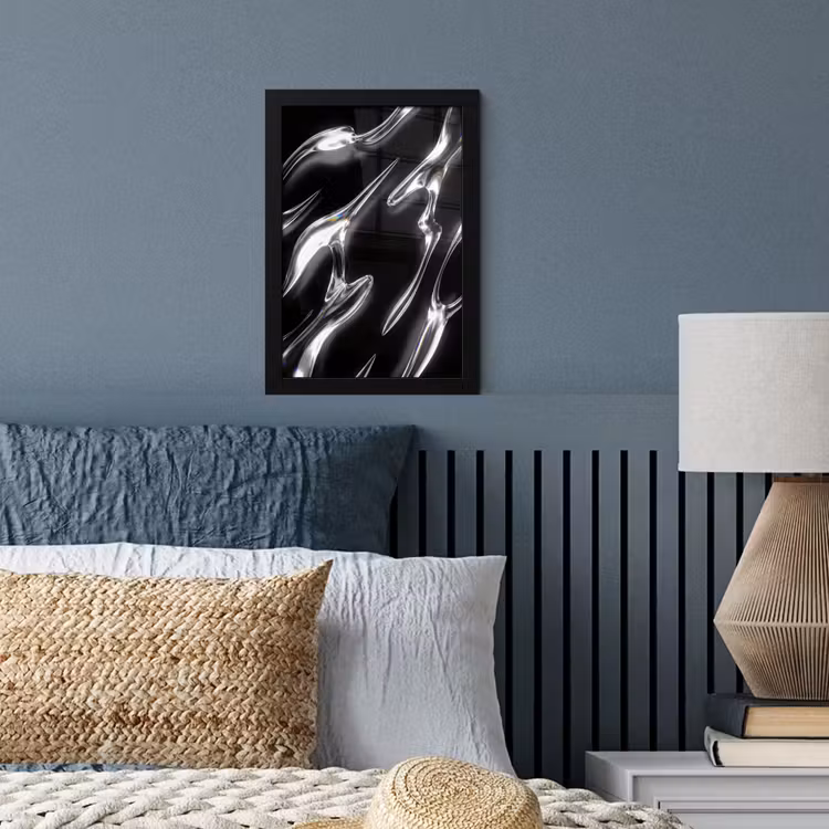 Poster met lijst - Glas - Vormen - Abstract — 3
