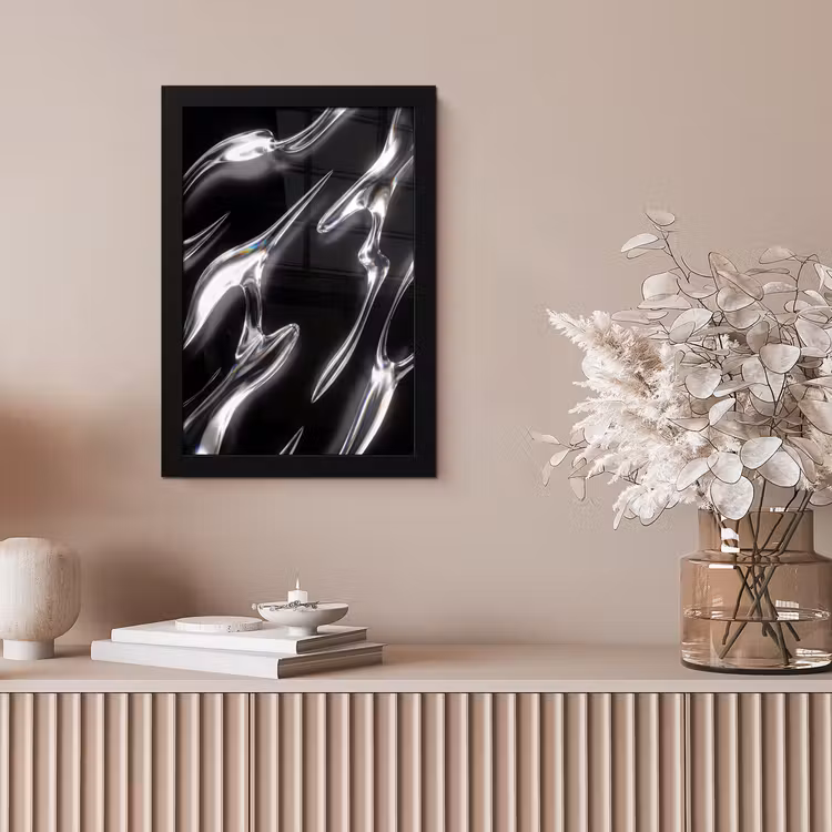 Poster met lijst - Glas - Vormen - Abstract — 5