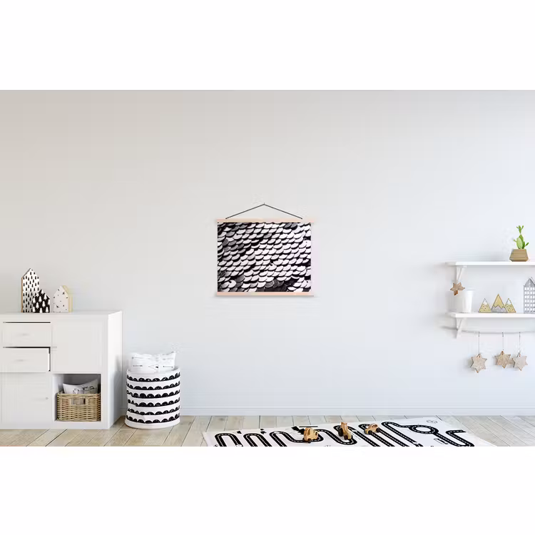 Schoolplaat - Pailletten - Zilver - Patroon — 3
