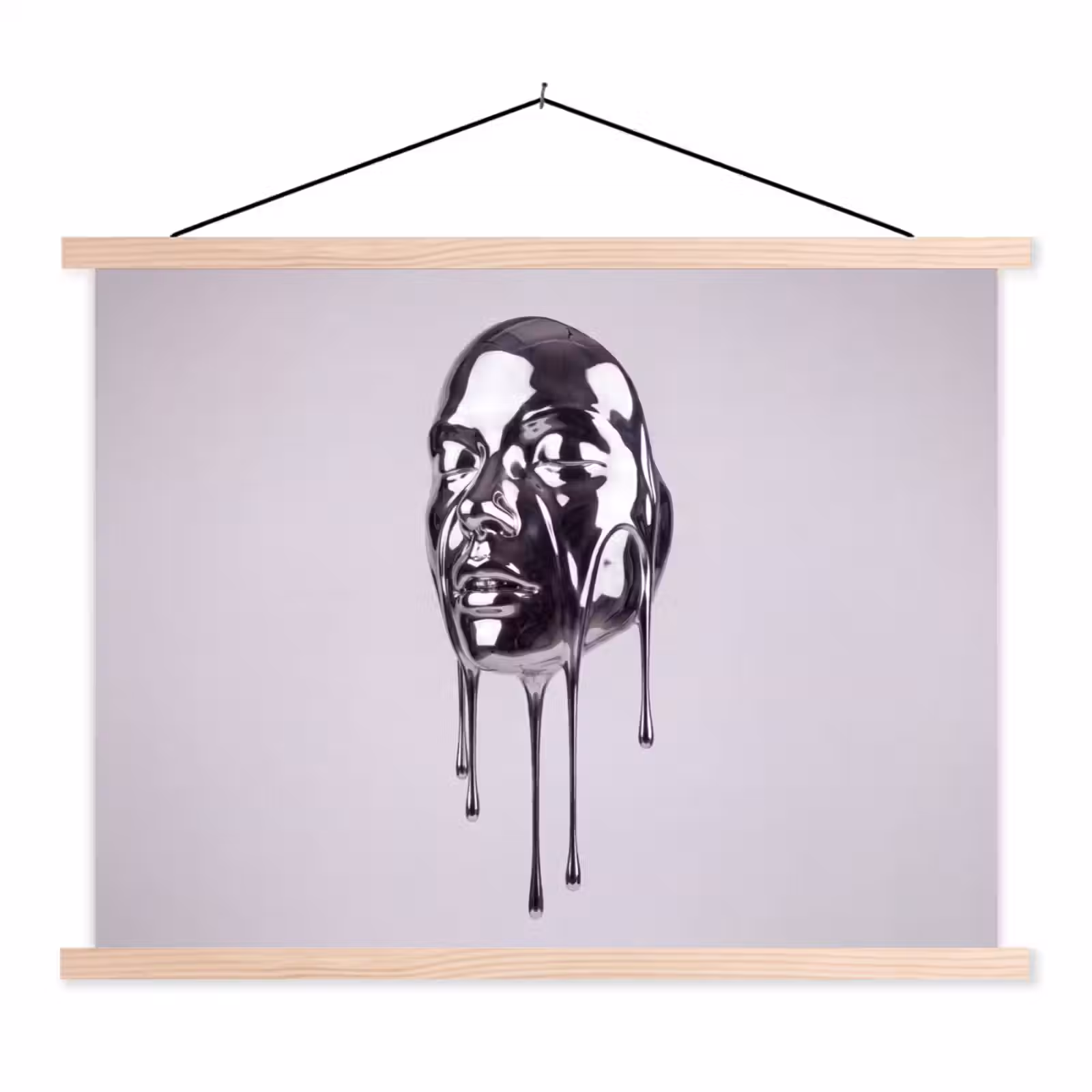 Schoolplaat - Hoofd - Smeltend - Abstract — 1