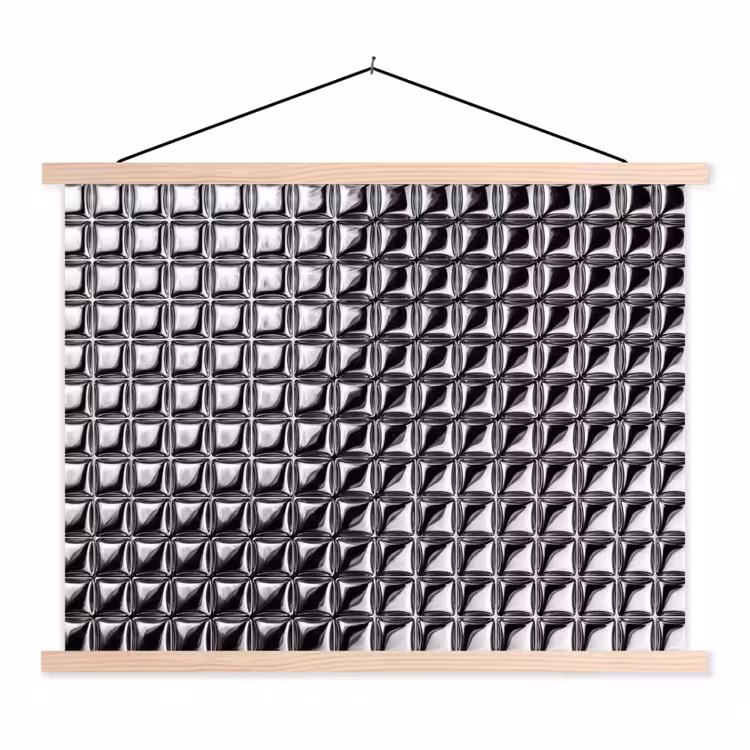 Schoolplaat - Patroon - Abstract - Zwart-wit — 1