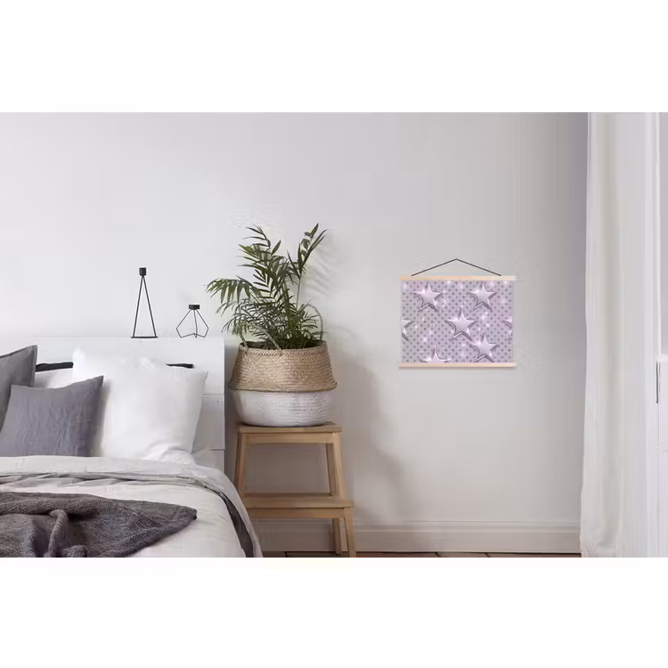 Schoolplaat - Sterren - Zilver - Abstract — 2