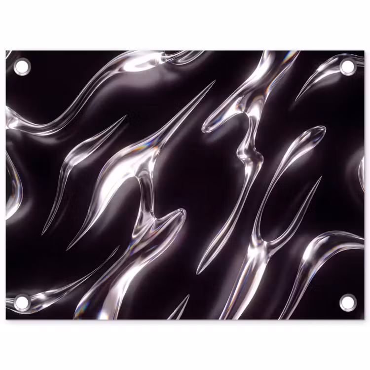 Tuinposter - Glas - Vormen - Abstract — 1