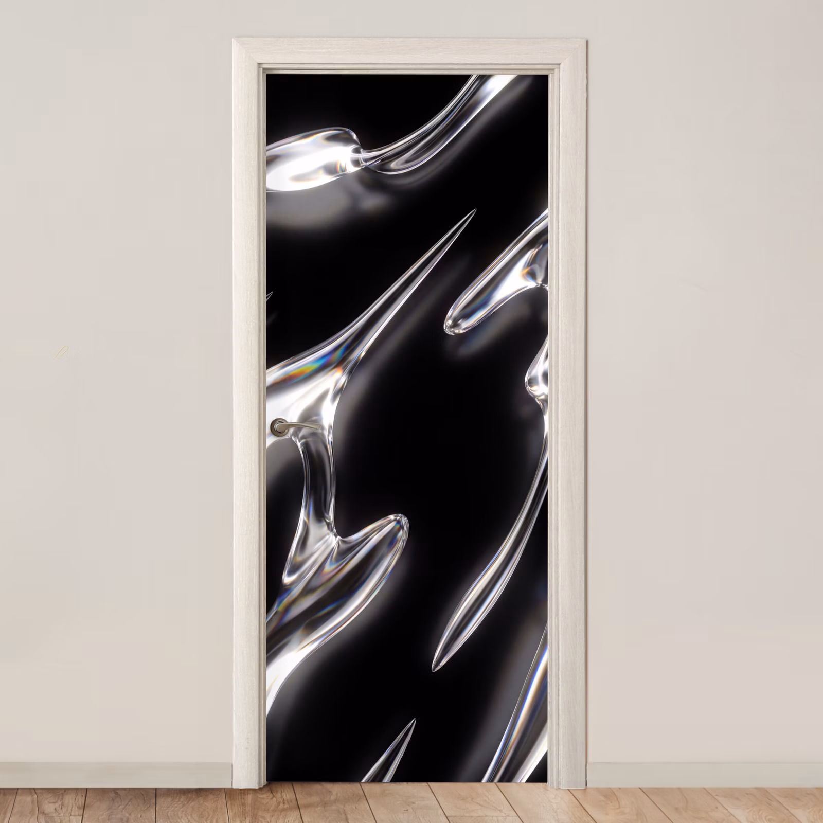 Deursticker - Glas - Vormen - Abstract — 1