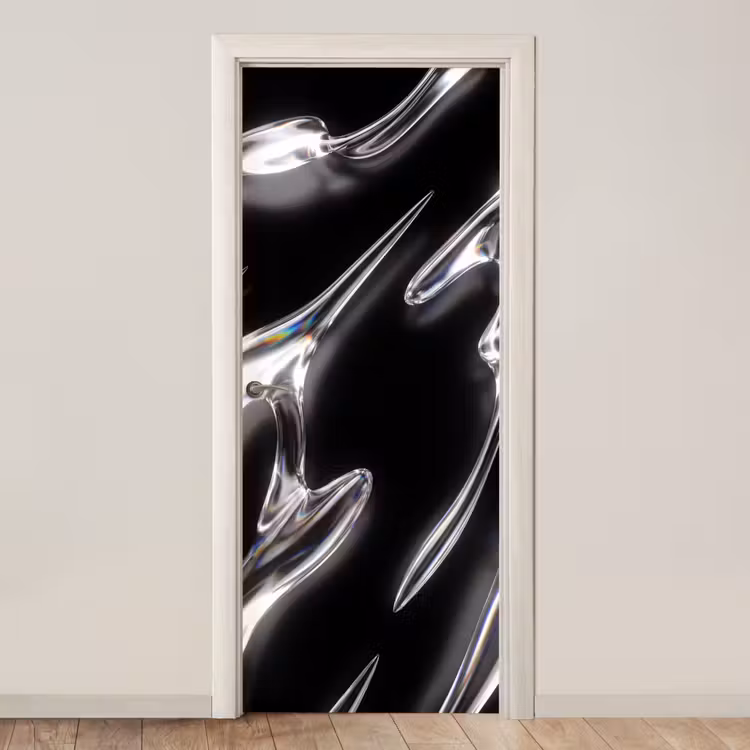 Deursticker - Glas - Vormen - Abstract — 1