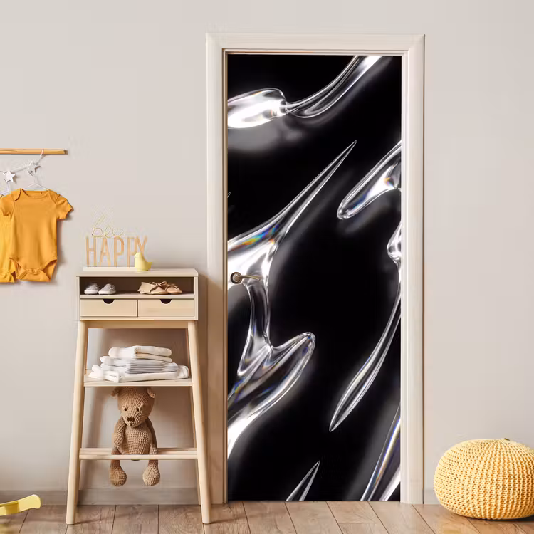 Deursticker - Glas - Vormen - Abstract — 6