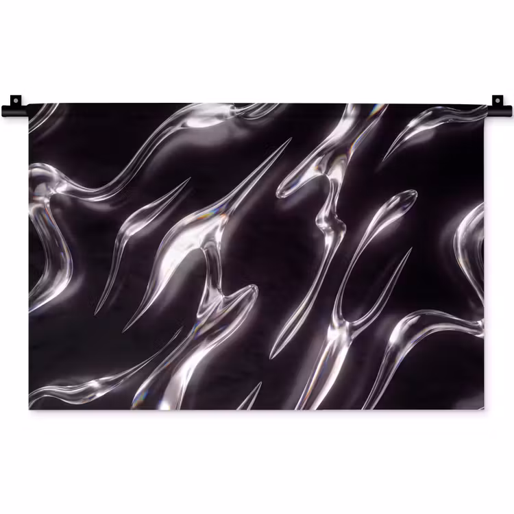 Wandkleed - Glas - Vormen - Abstract — 1