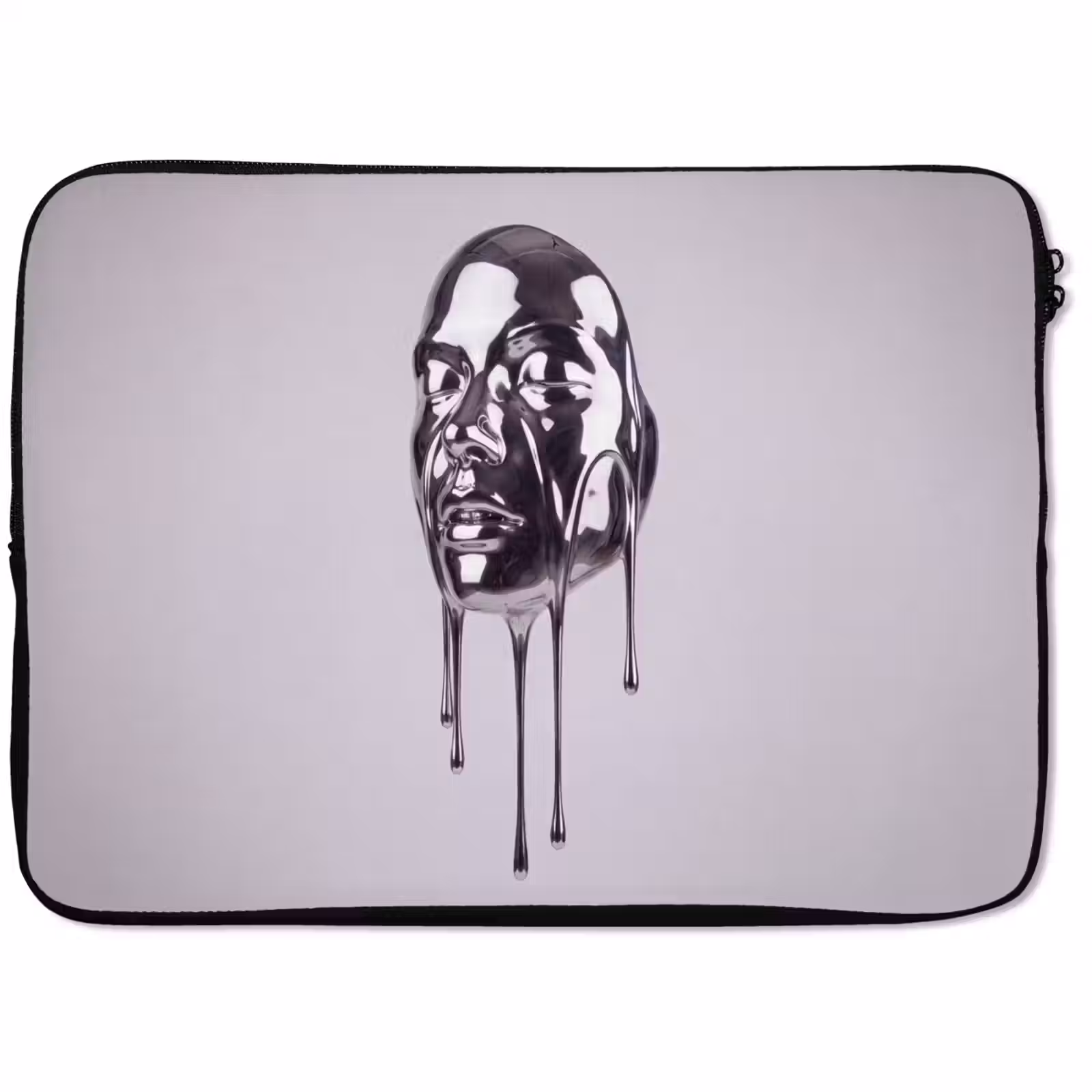 Laptophoes - Hoofd - Smeltend - Abstract — 1