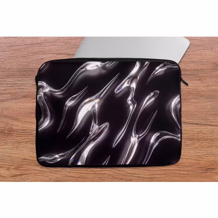 Laptophoes - Glas - Vormen - Abstract — 2