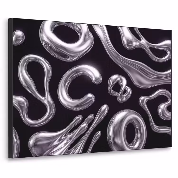 Art Frame - Abstract - Vormen - Zilver — 1