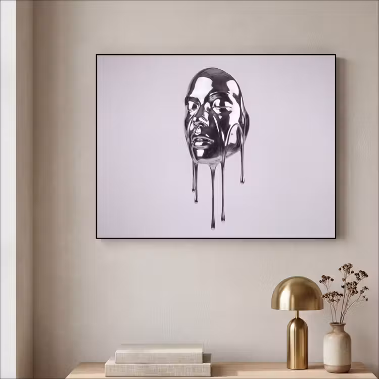 Art Frame - Hoofd - Smeltend - Abstract — 5