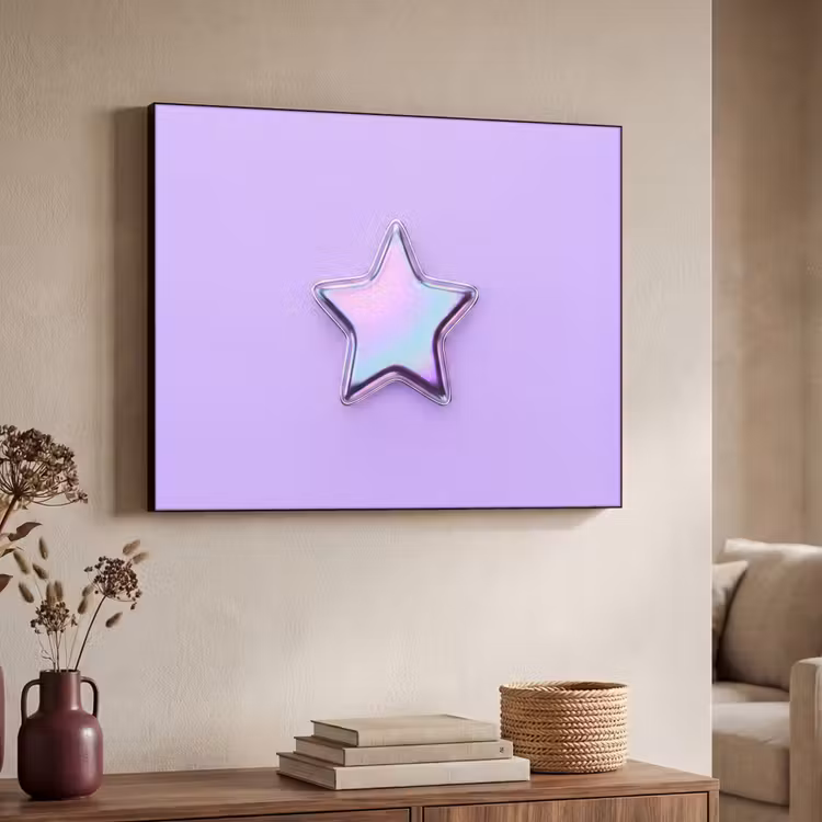 Art Frame - Ster - Holografisch - Modern — 7