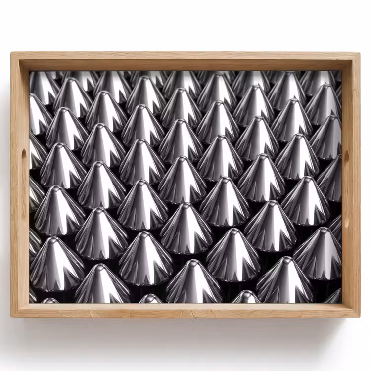 Dienblad - Metalen kegels - Patroon — 1