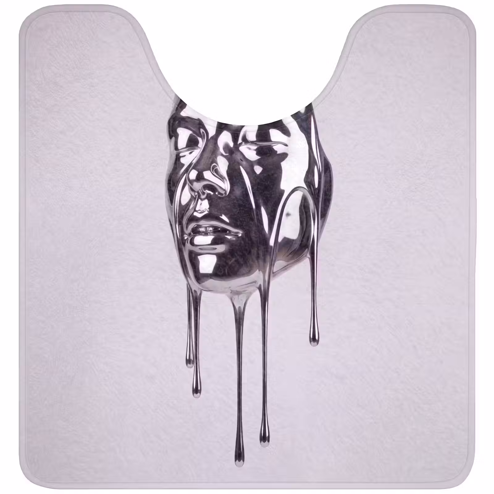 Wc Mat - Hoofd - Smeltend - Abstract — 1