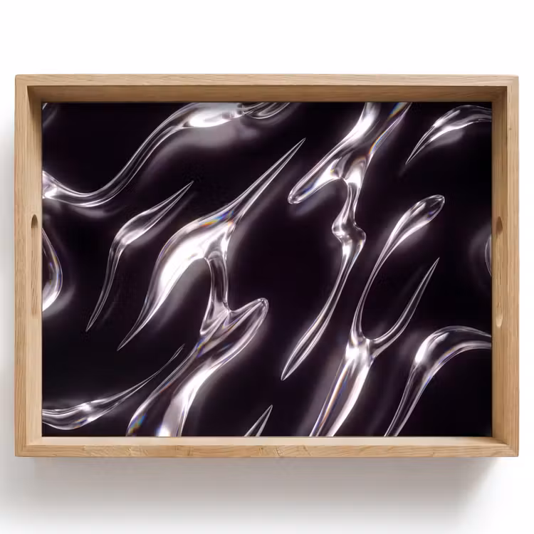 Dienblad - Glas - Vormen - Abstract — 1