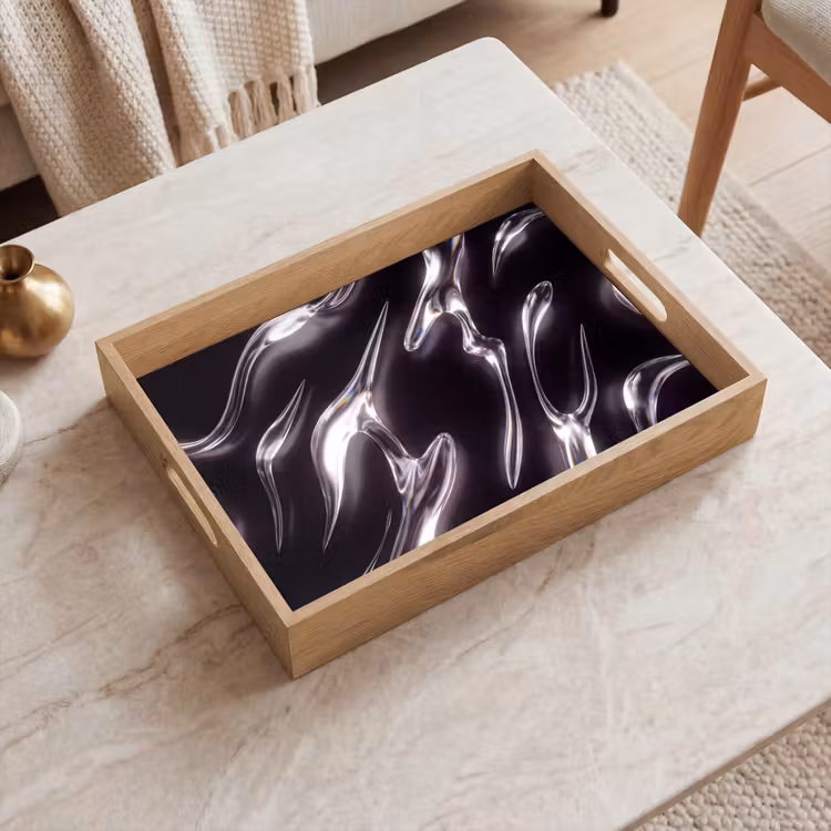 Dienblad - Glas - Vormen - Abstract — 2