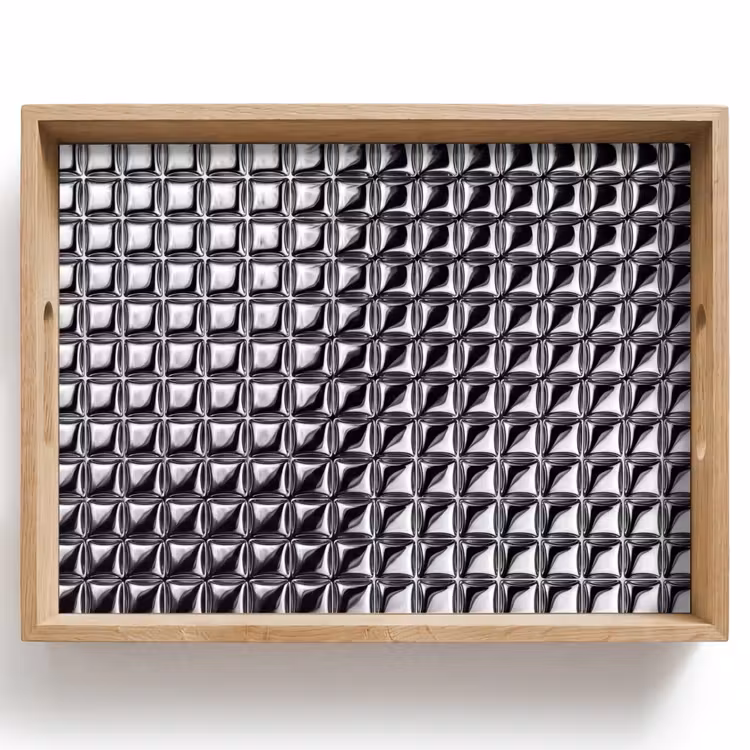 Dienblad - Patroon - Abstract - Zwart-wit — 1