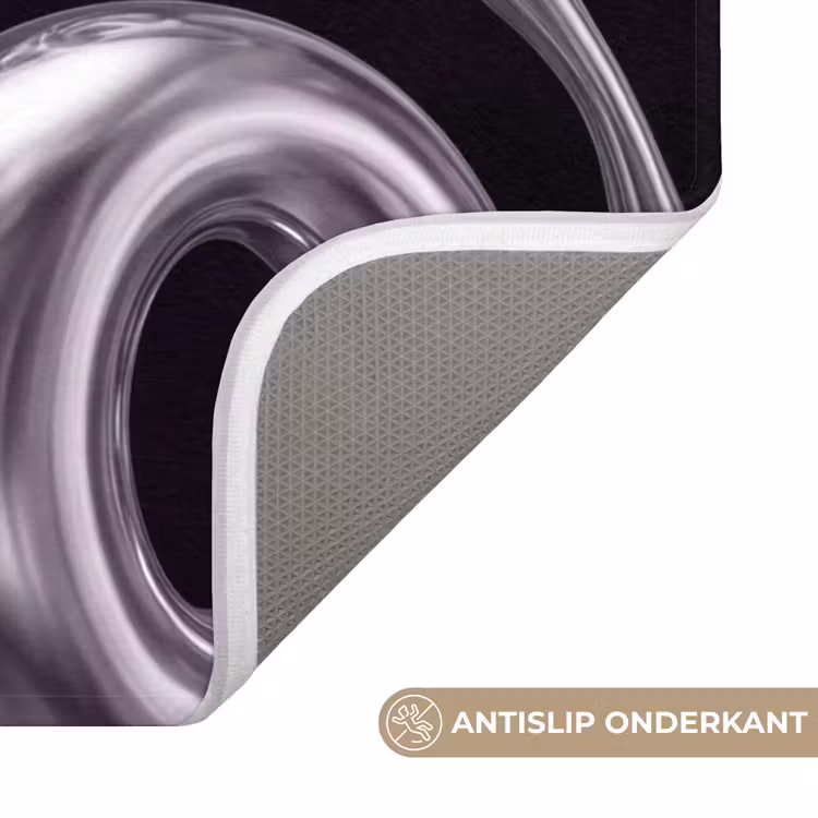 Wc Mat - Abstract - Vormen - Zilver — 4