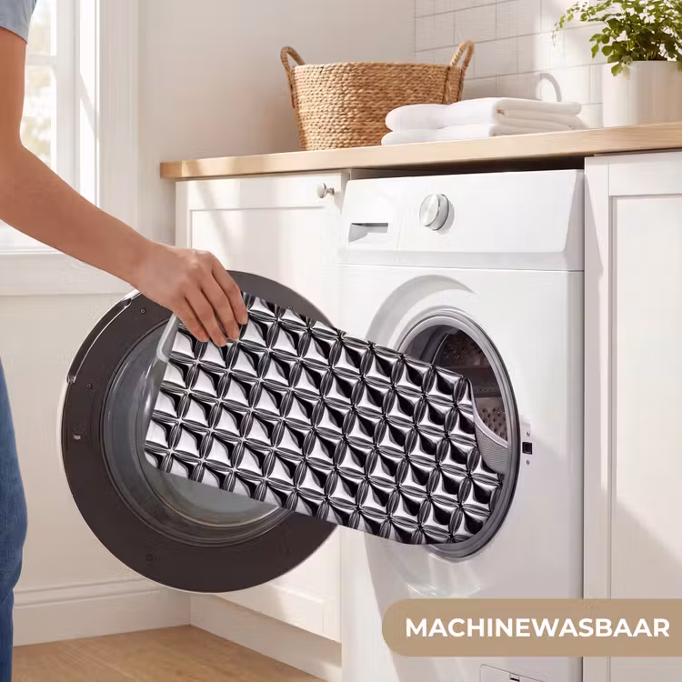 Wc Mat - Patroon - Abstract - Zwart-wit — 6