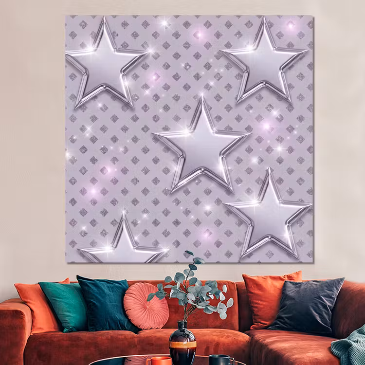 Forex - Sterren - Zilver - Abstract — 3
