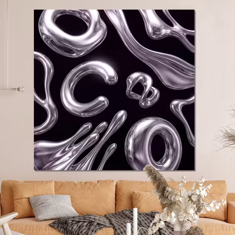 Forex - Abstract - Vormen - Zilver — 4