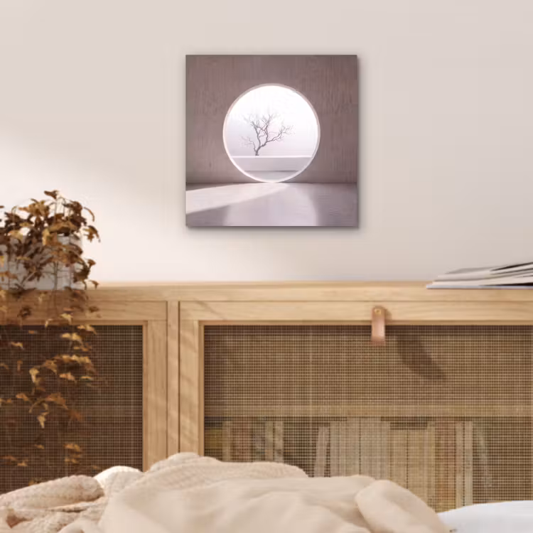 Aluminium schilderij - Boom - Cirkel - Modern — 4