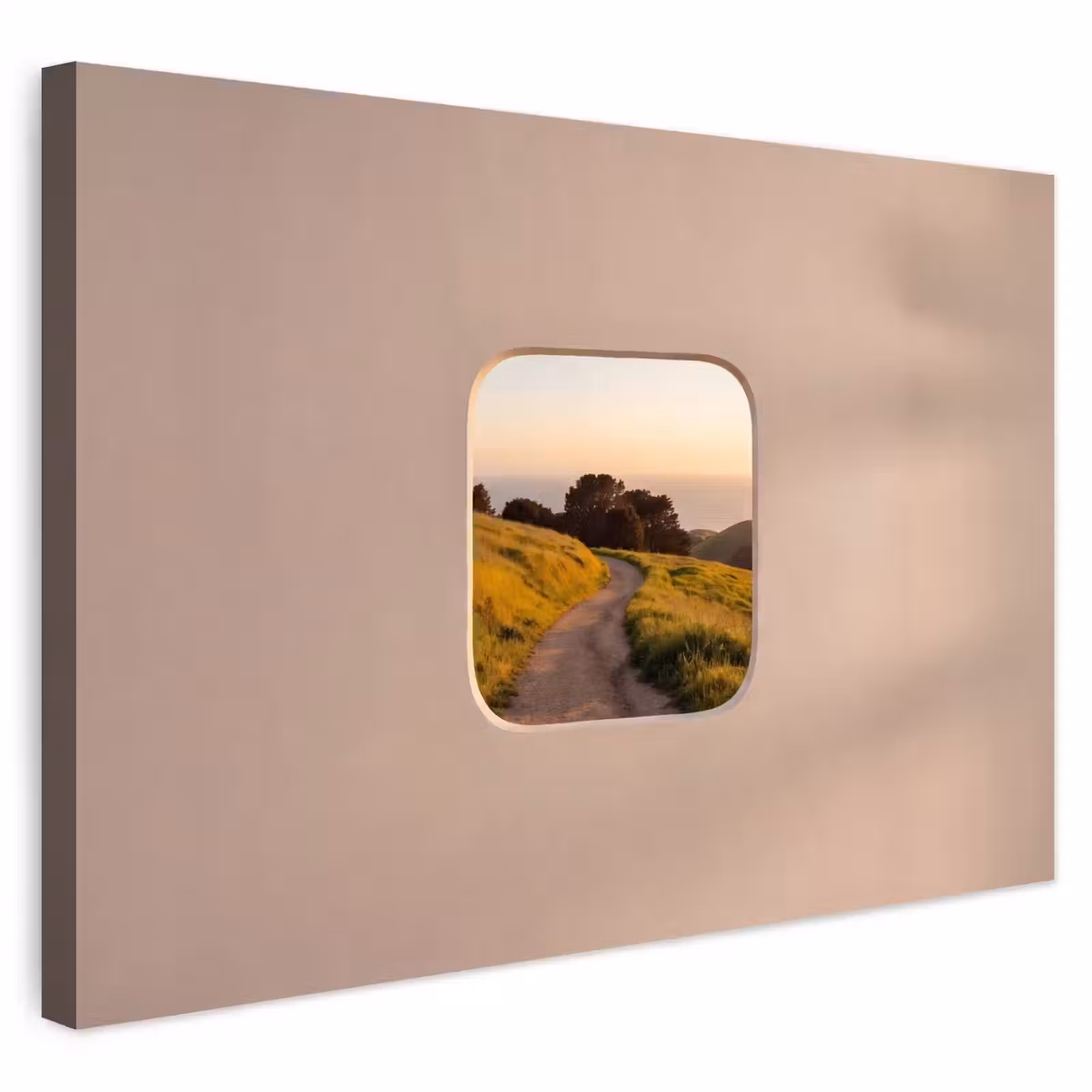 Buiten canvas - Uitzicht - Kust - Natuur — 1