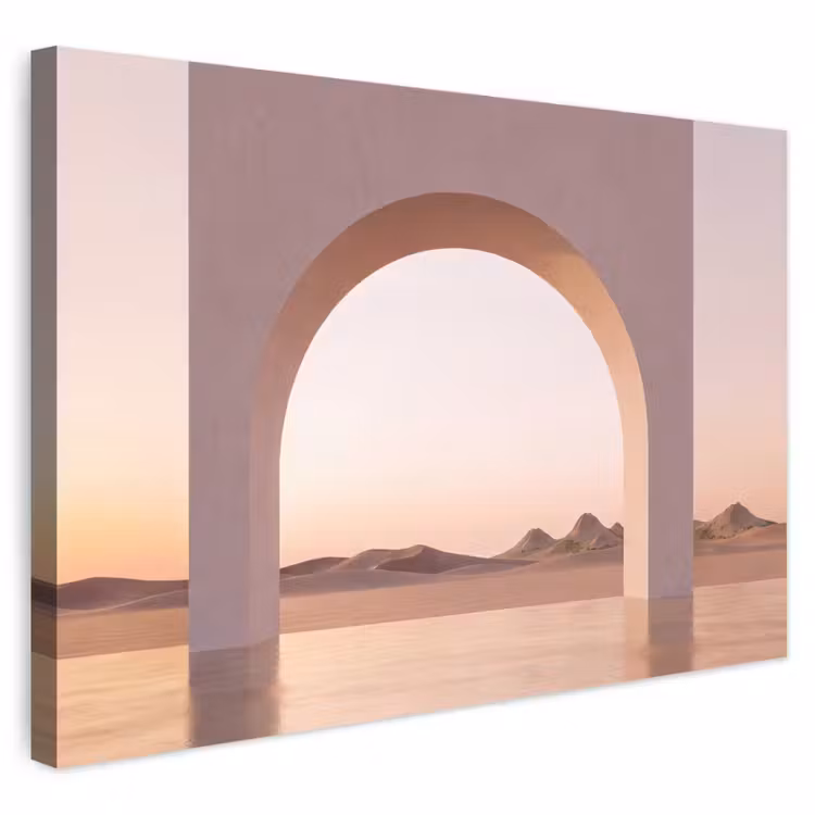 Buiten canvas - Boog - woestijn - natuur — 1