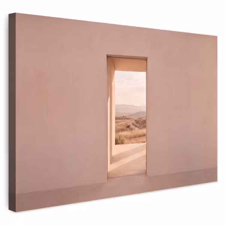 Buiten canvas - Uitzicht - Natuur - Rust — 1