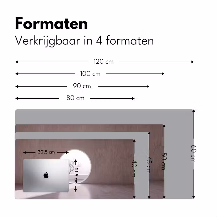 Bureau onderlegger - Boom - Cirkel - Modern — 8