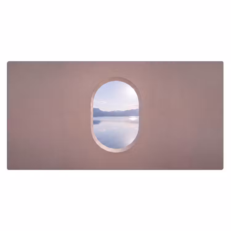 Bureau onderlegger - Landschap - Water - Modern — 2