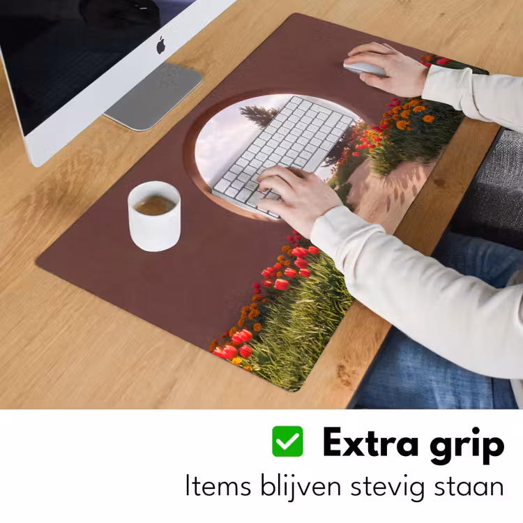 Bureau onderlegger - Pad - Bloemen - Natuur — 6