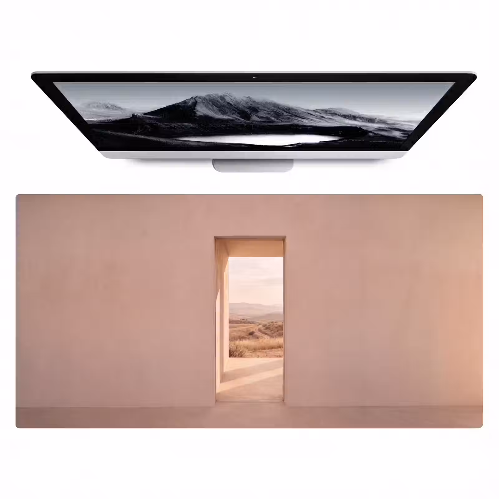 Bureau onderlegger - Uitzicht - Natuur - Rust — 1