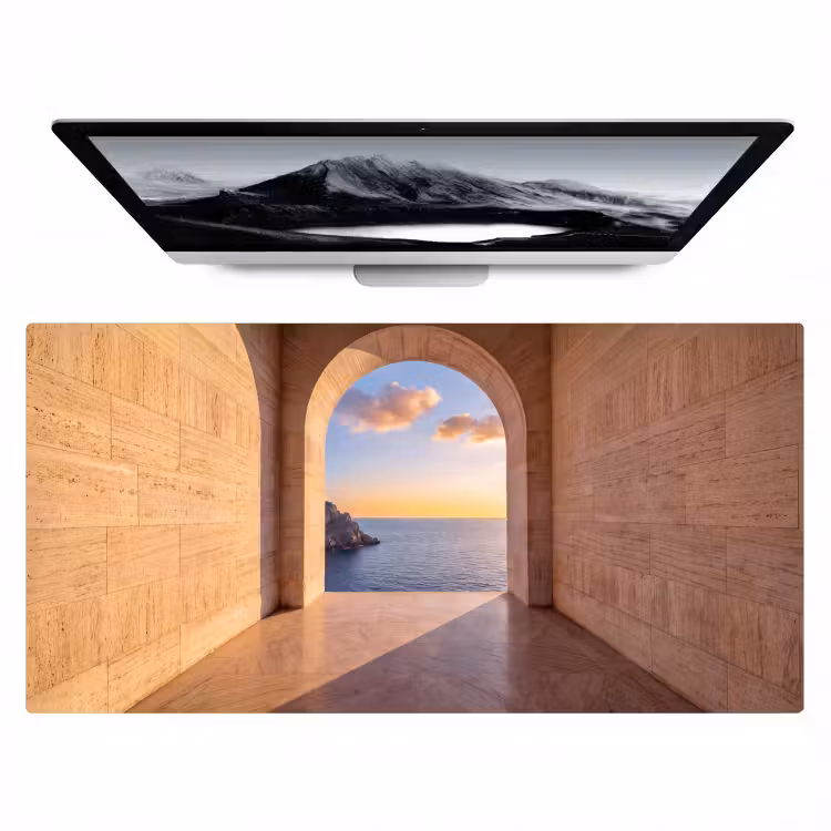 Bureau onderlegger - Zee - Landschap - Avond — 1