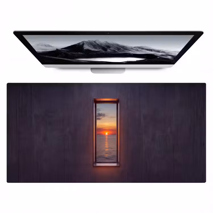 Bureau onderlegger - Zonsondergang - Zee - Natuur — 1