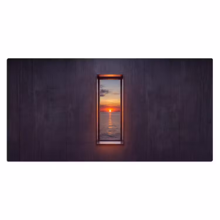 Bureau onderlegger - Zonsondergang - Zee - Natuur — 2