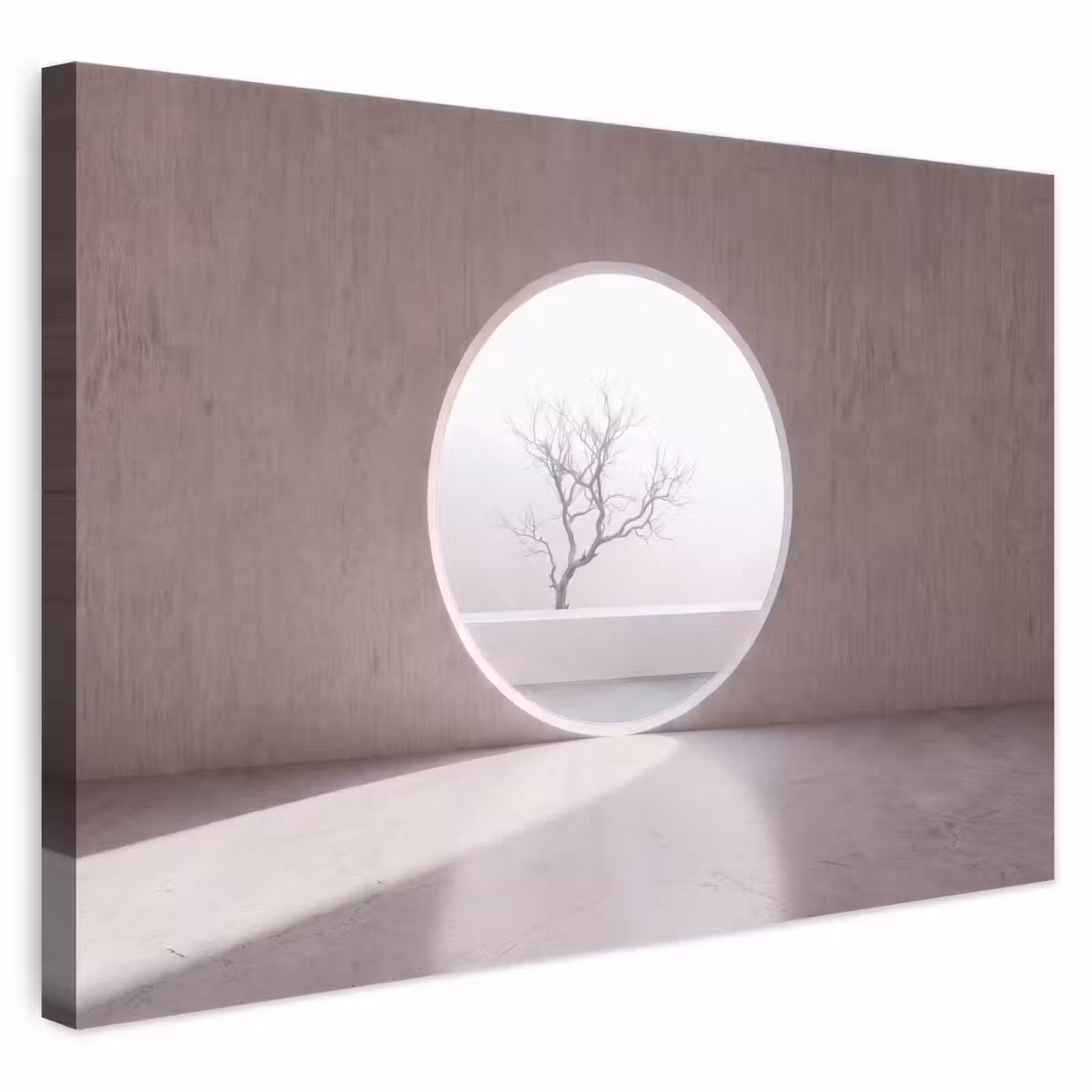 Canvas schilderij - Boom - Cirkel - Modern — 1