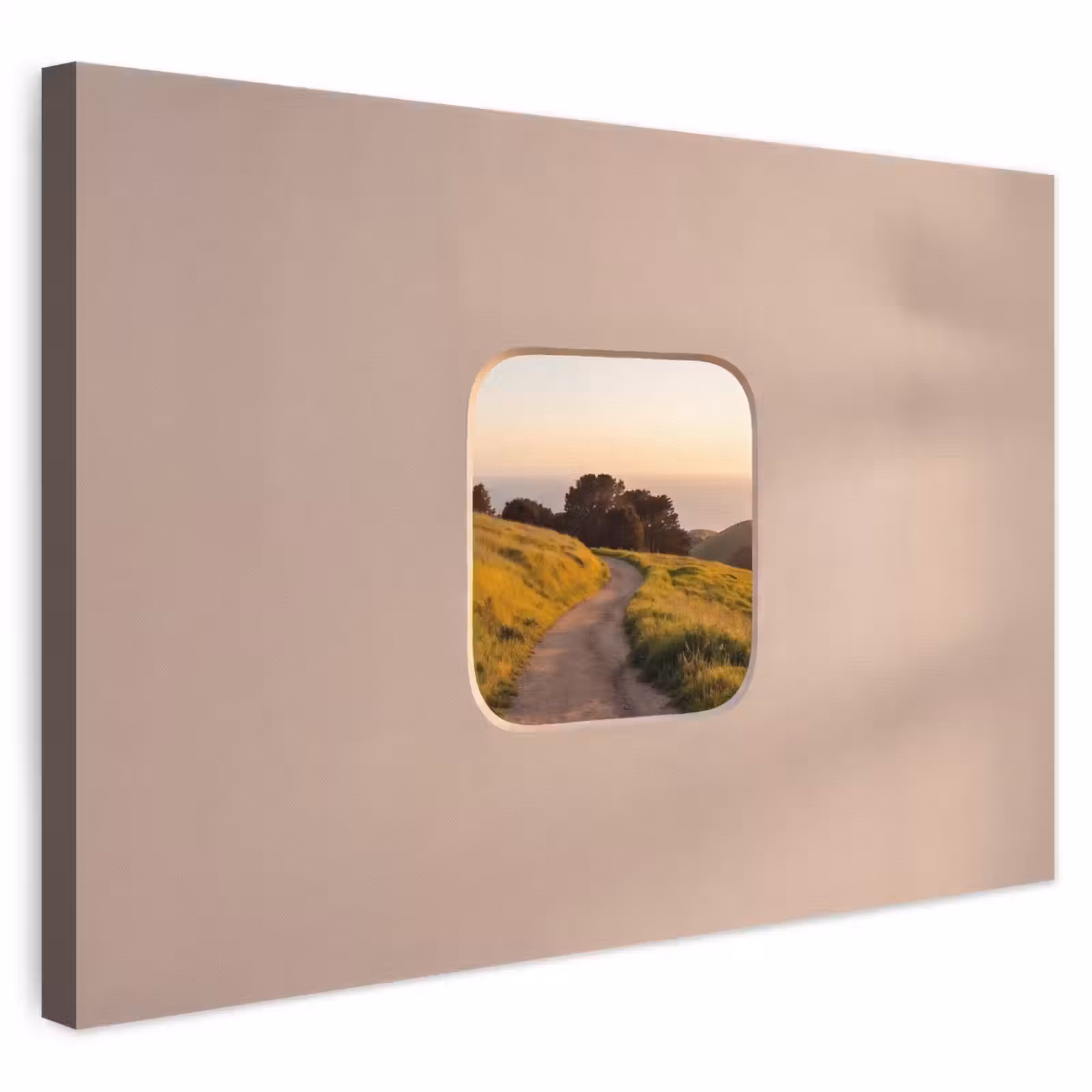 Canvas schilderij - Uitzicht - Kust - Natuur — 1