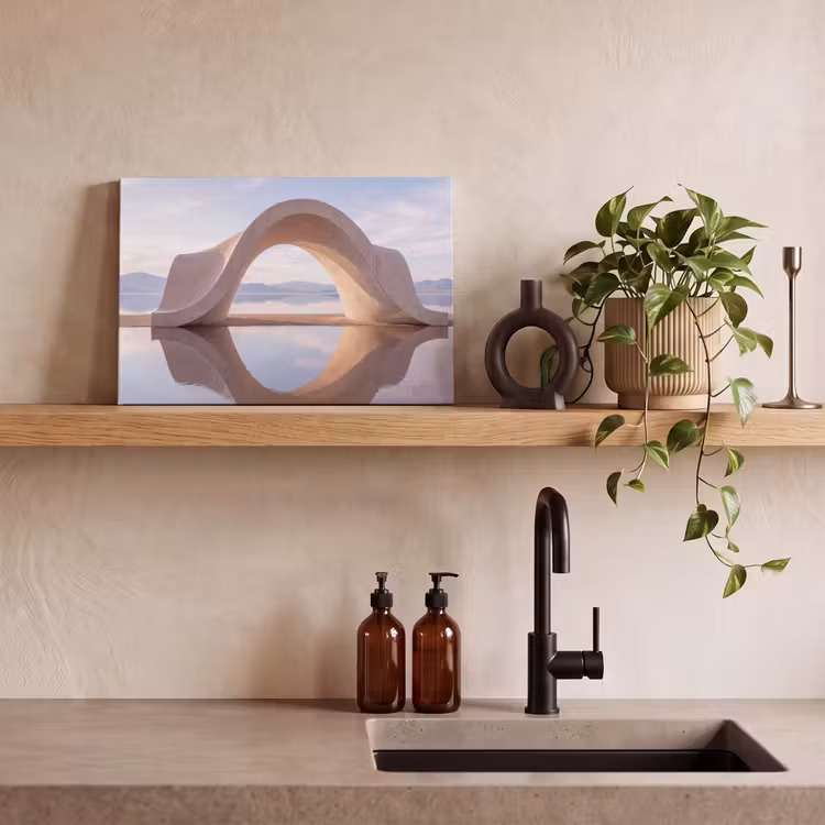 Canvas schilderij - Boog - Water - Natuur — 4