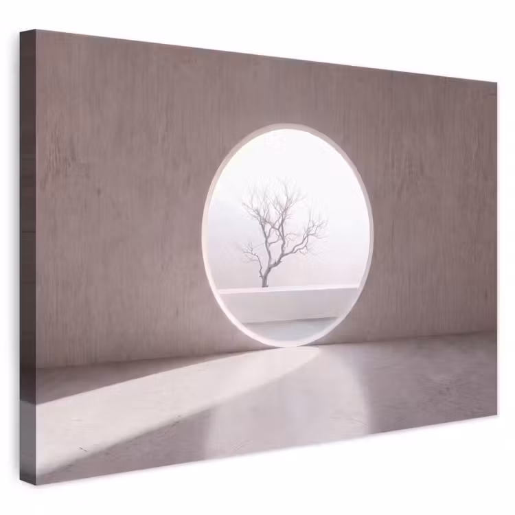 Canvas schilderij - Boom - Cirkel - Modern — 1