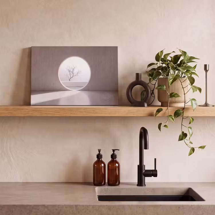 Canvas schilderij - Boom - Cirkel - Modern — 4