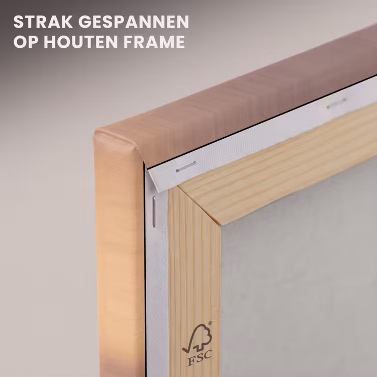 Canvas schilderij - Sleutelgat - Natuur - Zon — 7