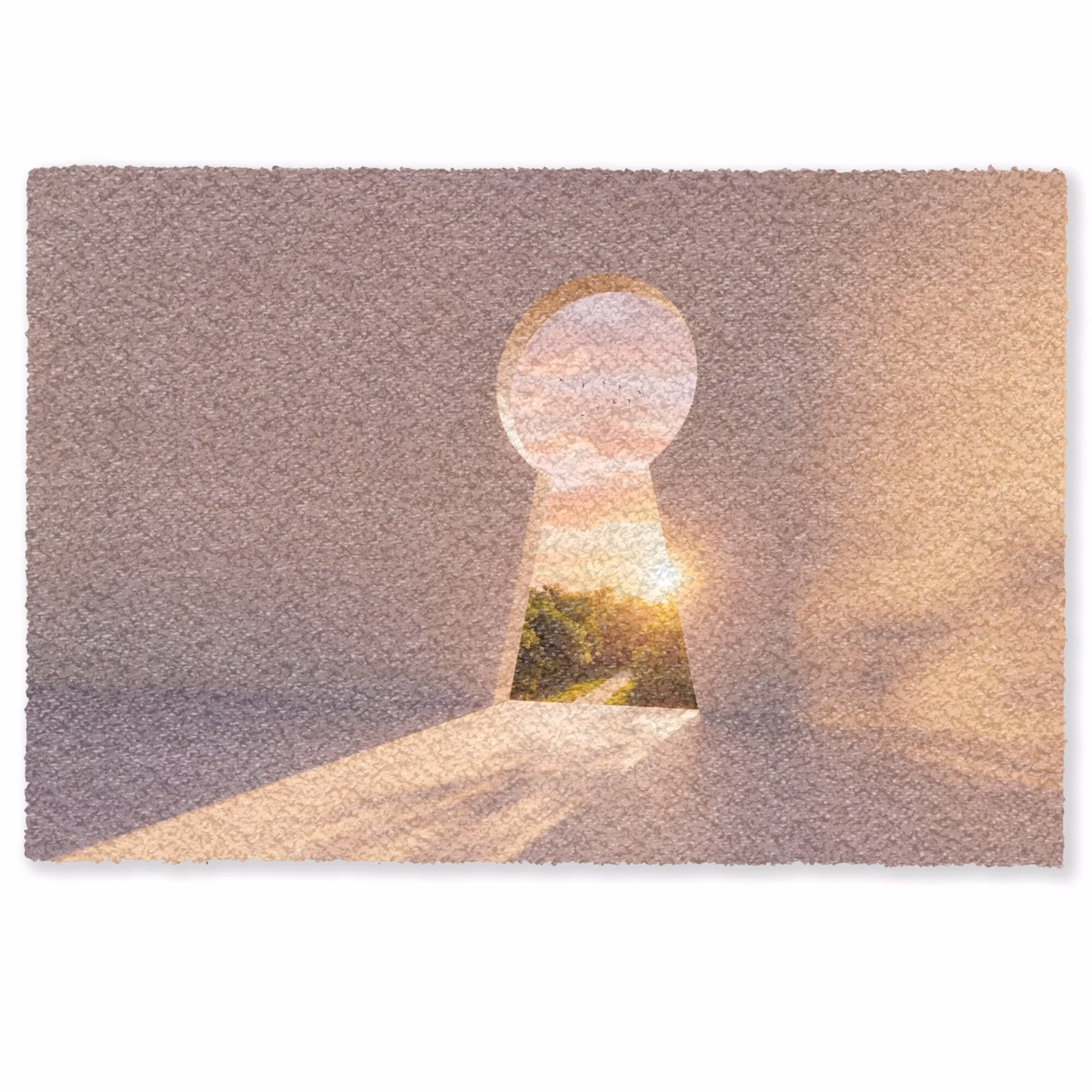Deurmat - Sleutelgat - Natuur - Zon — 1