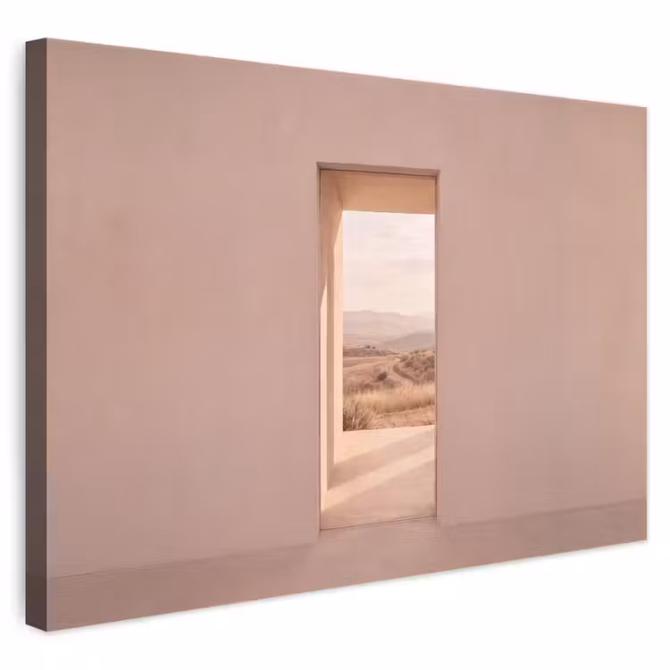 Canvas schilderij - Uitzicht - Natuur - Rust — 1
