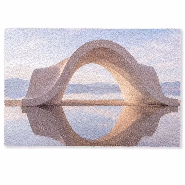 Deurmat - Boog - Water - Natuur — 1