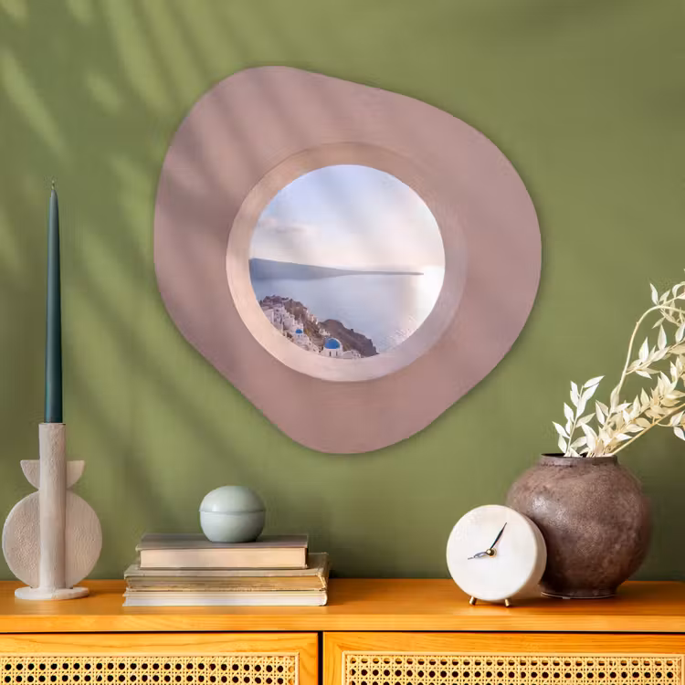 Organisch schilderij - Glas - Uitzicht - Zee - Natuur — 2