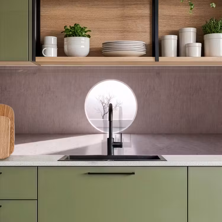 Keuken achterwand - Boom - Cirkel - Modern — 5