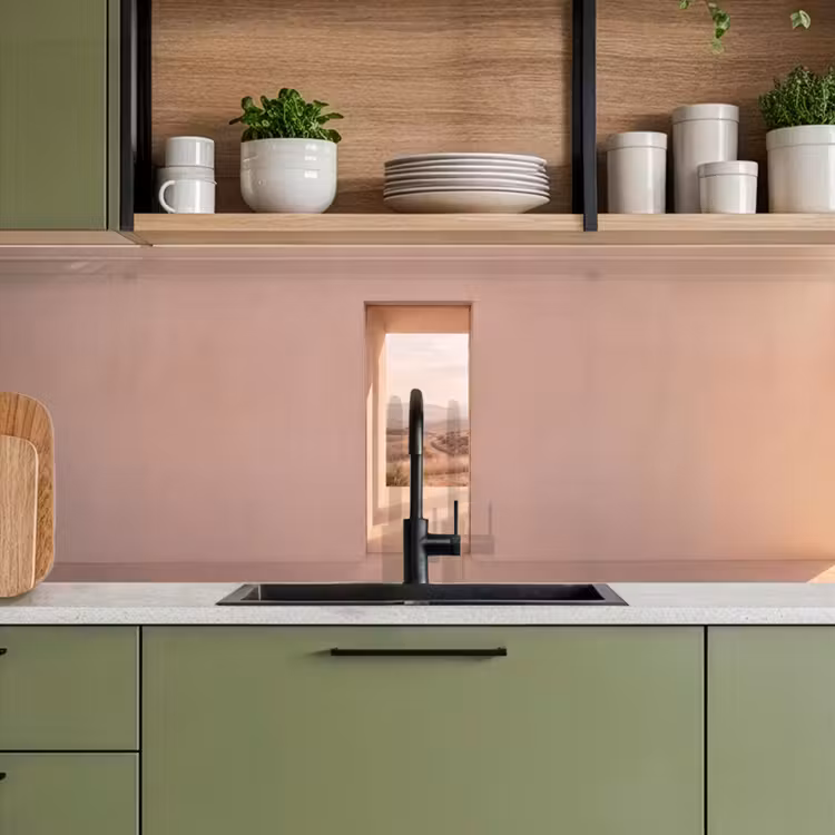 Keuken achterwand - Uitzicht - Natuur - Rust — 5