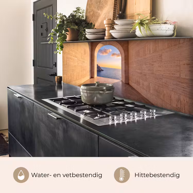 Keuken achterwand - Zee - Landschap - Avond — 3